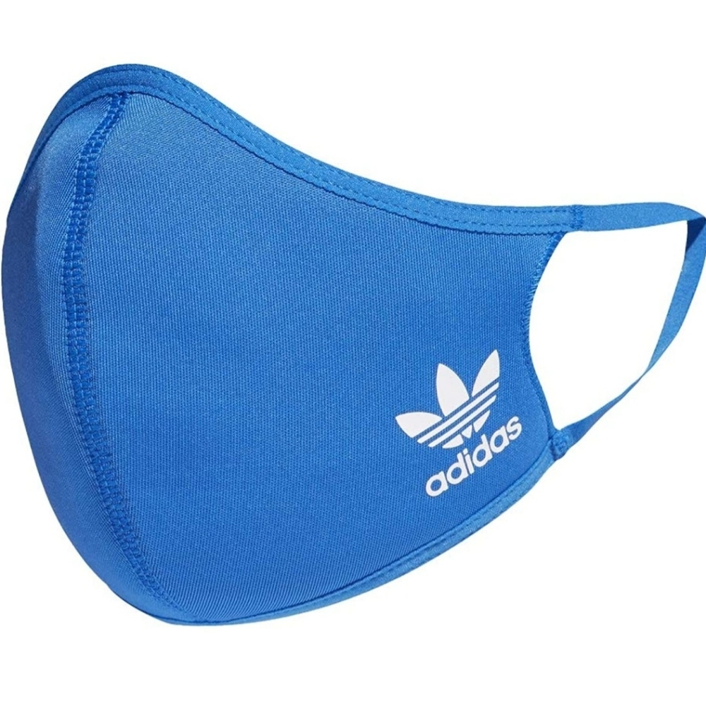 Adidas Non-Medical Face Mask/Cover, Blue, 3-pack, Unisex, size M/L